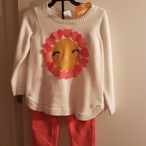 Gymboree sweater and pants